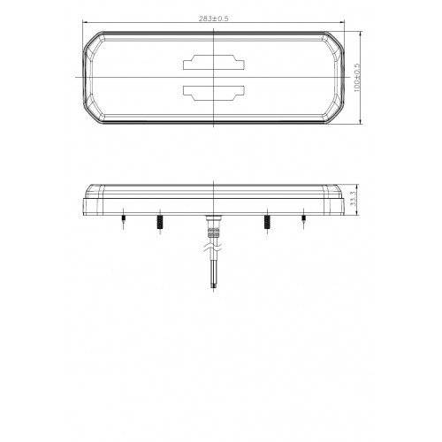 LAMPA LED 6 FUNCTII - stanga-dreapta
