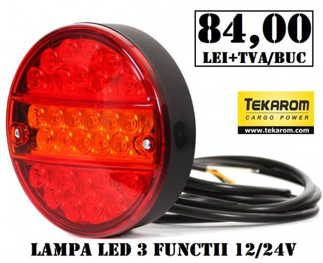 LAMPA LED CAMION 3 FUNCTII (SLIM) 24V
