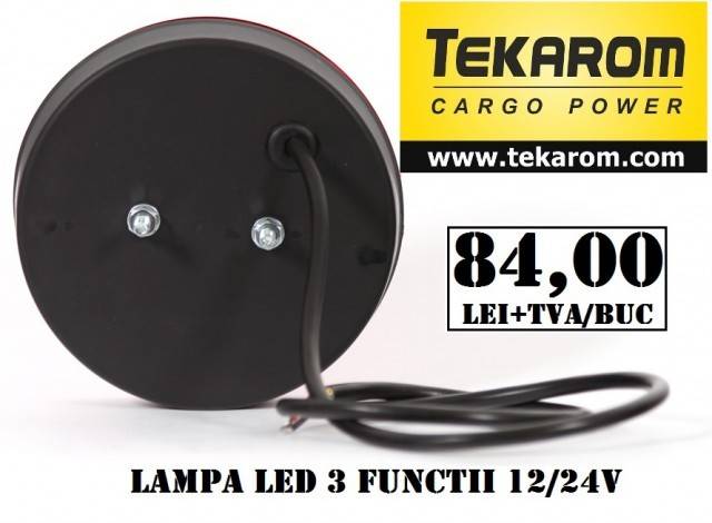LAMPA LED CAMION 3 FUNCTII (SLIM) 24V