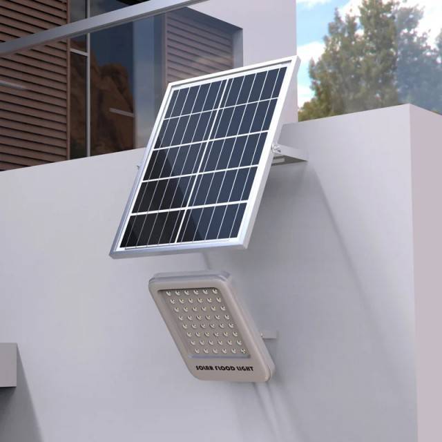 Lampa LED cu panou solar monocristalin 25W