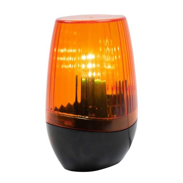 Lampa LED de semnalizare deschidere poarta PNI LMP130, 12-265V, intermitenta, pentru porti autoportante, IP54