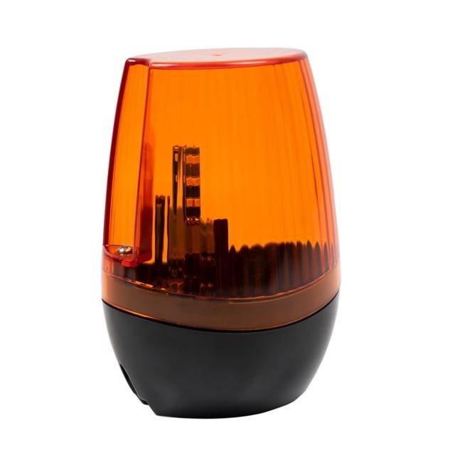 Lampa LED de semnalizare deschidere poarta PNI LMP130, 12-265V, intermitenta, pentru porti autoportante, IP54