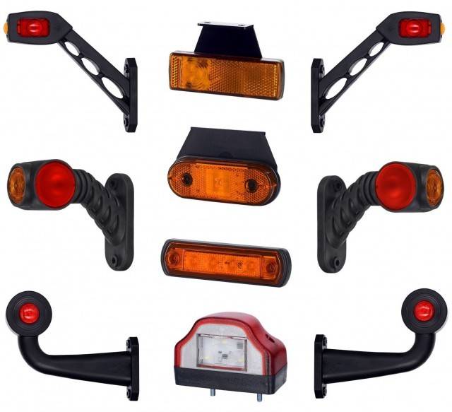 Lampa LED gabarit trei culori dreapta HORPOL