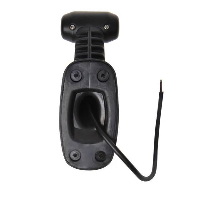 Lampa LED marcaj lateral cu suport STANGA rosu-alb 100MM