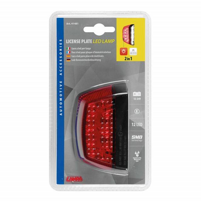 Lampa LED pentru placuta de inmatriculare 12/24V