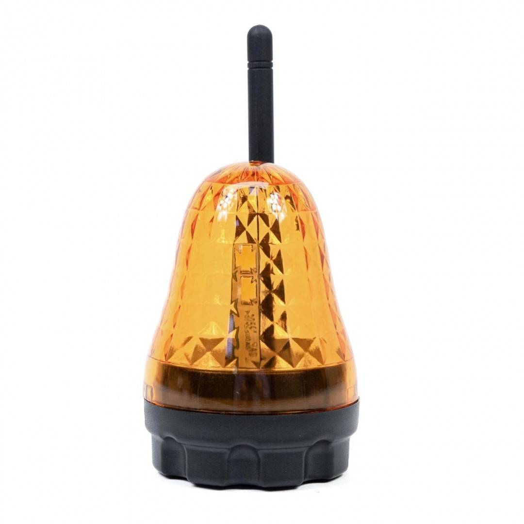 Lampa LED PNI LMP150 pentru semnalizare deschidere poarta, 12-265V, intermitenta, pentru porti autoportante, IP54