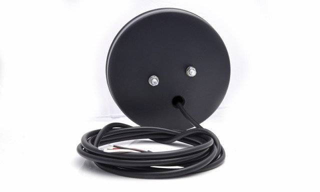 Lampa led rosie ROTUNDA 3 FUNCTII LUMINOASE fi 25 cm