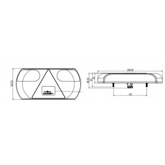LAMPA LED STANGA