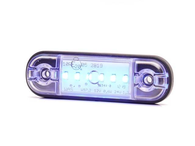 Lampa marcaj albastra LED 12/24V