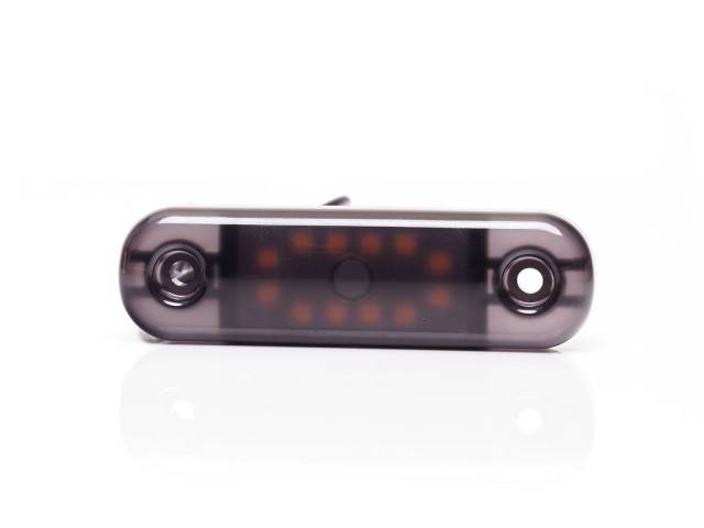 Lampa marcaj BLACK cu lumina alba 12 LEDURI 12/24V