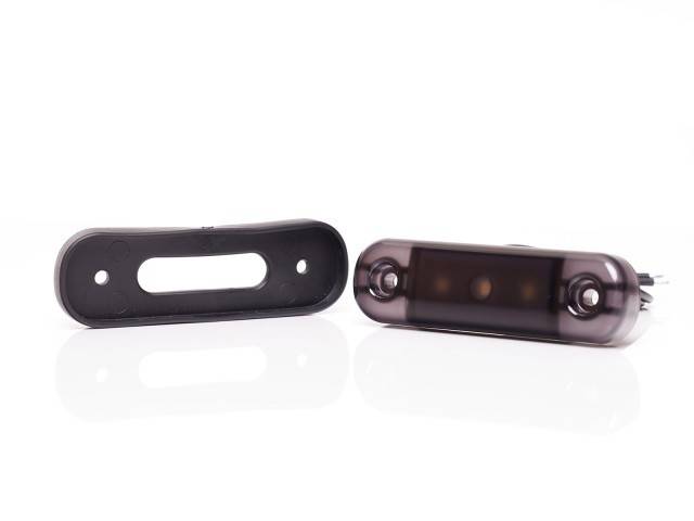 Lampa marcaj BLACK cu lumina portocalie 3 LEDURI 12/24V