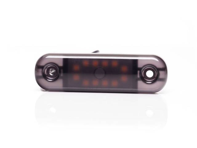 Lampa marcaj BLACK cu lumina rosie 12 LEDURI 12/24V