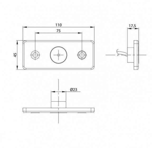 Lampa marcaj lateral