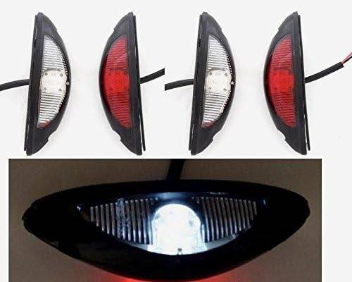 Lampa marcaj lateral alb-rosu LED