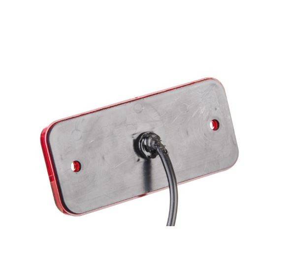 Lampa marcaj lateral rosie 3 LED-URI 11x5 cm