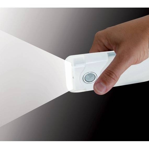 Lampa multifunctionala cu senzor de miscare, lanterna si lumina de urgenta, PRIZA H