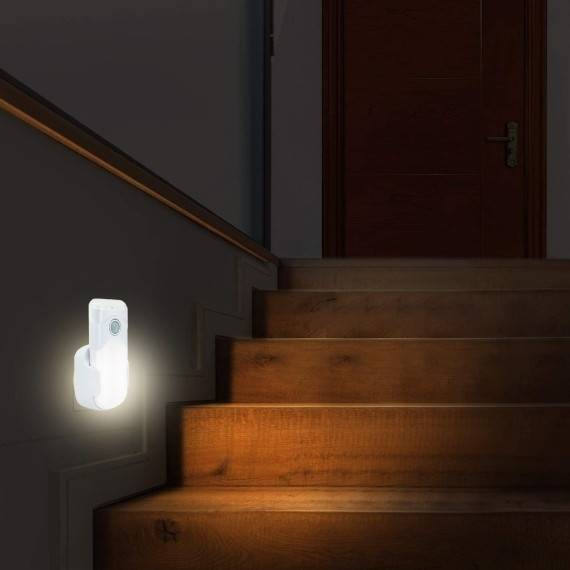 Lampa multifunctionala cu senzor de miscare, lanterna si lumina de urgenta, PRIZA H