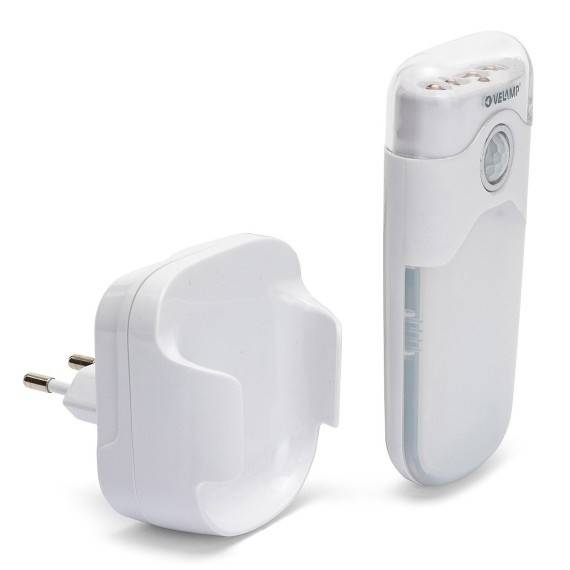 Lampa multifunctionala cu senzor de miscare, lanterna si lumina de urgenta, PRIZA H