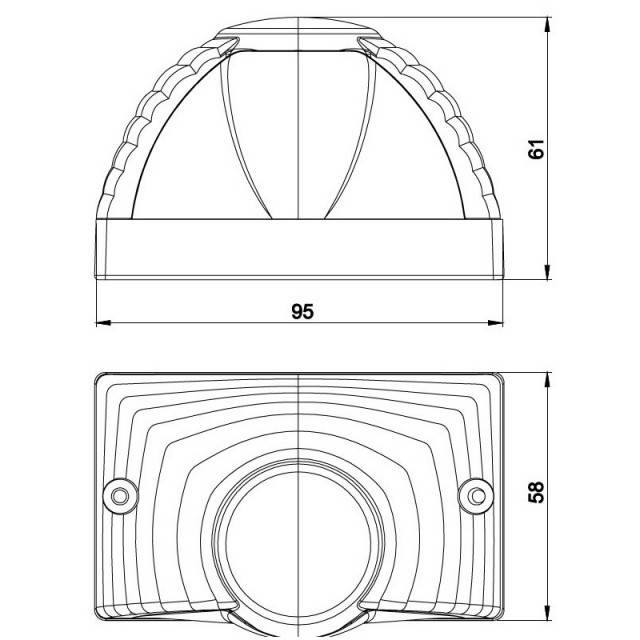 Lampa pentru placuta de inmatriculare
