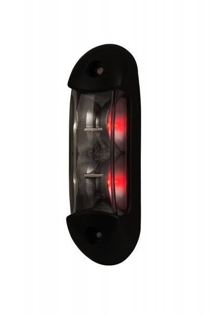 Lampa pozitie 12/24V alb-rosu HORPOL