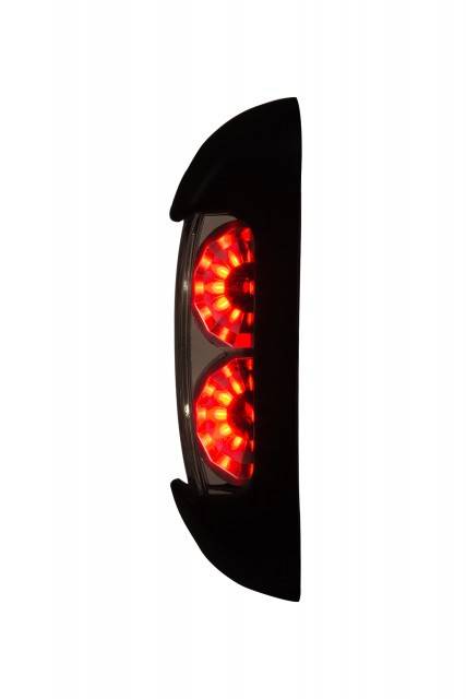 Lampa pozitie 12/24V alb-rosu HORPOL