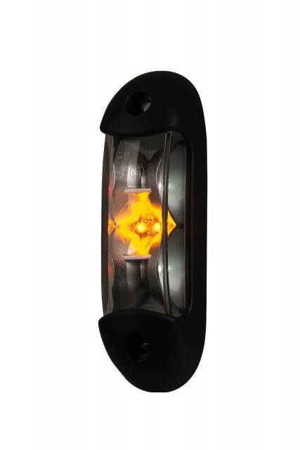 Lampa pozitie 12/24V portocaliu-rosu HORPOL
