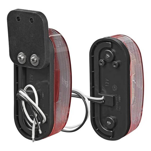 Lampa pozitie led stanga alb-rosu