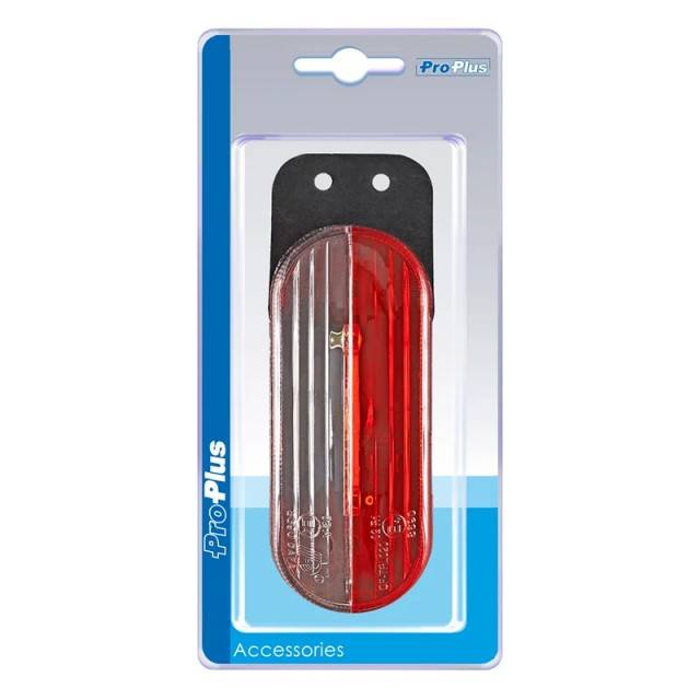 Lampa pozitie led stanga alb-rosu