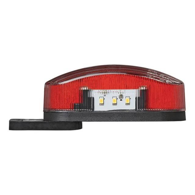 Lampa pozitie led stanga alb-rosu