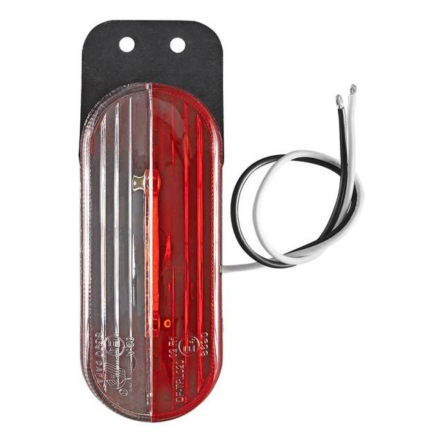 Lampa pozitie led stanga alb-rosu