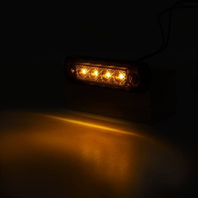 Lampa pozitie ovala galbena Graphite