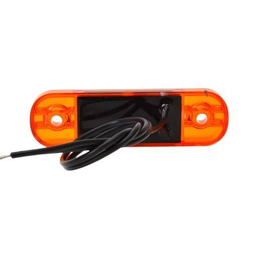 Lampa pozitie ovala portocalie 3 leduri