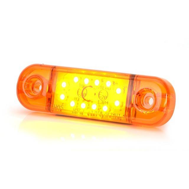 Lampa pozitie ovala portocalie