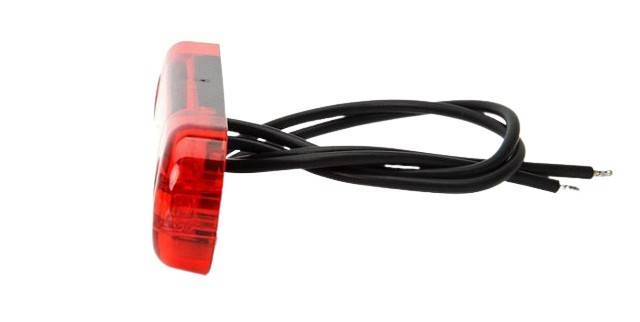 Lampa pozitie ovala rosie 5 leduri