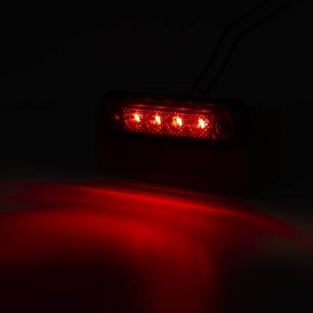 Lampa pozitie ovala rosie Graphite