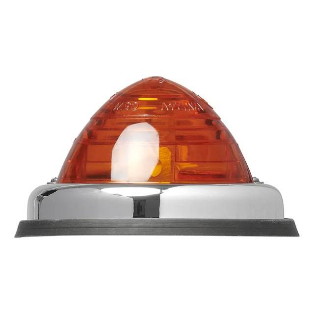 Lampa pozitie portocalie rotunda 70mm