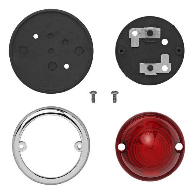 Lampa pozitie rosie rotunda 70mm