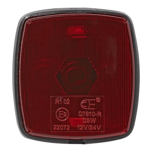 Lampa pozitie rosu 65x60mm