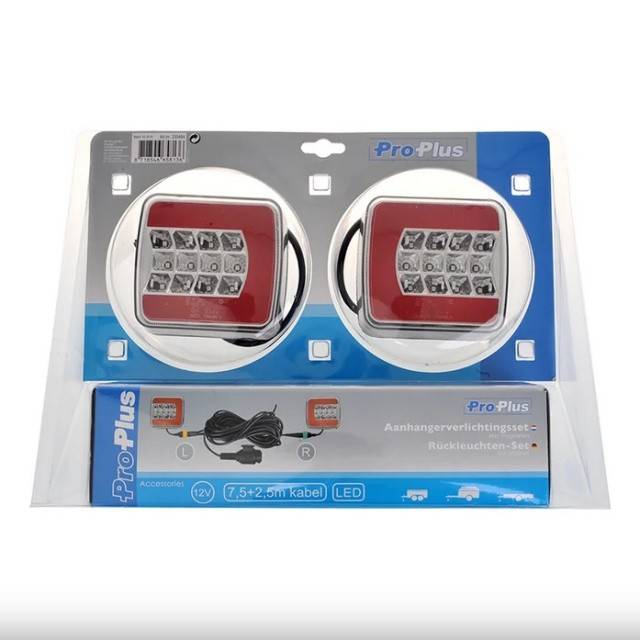 Lampa remorca cu magnet 7,5+2,5M, 13 P