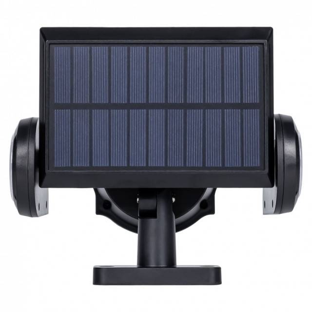 Lampa solara, 112 x LED, cu senzor de miscare, 3 capete rotative 360°