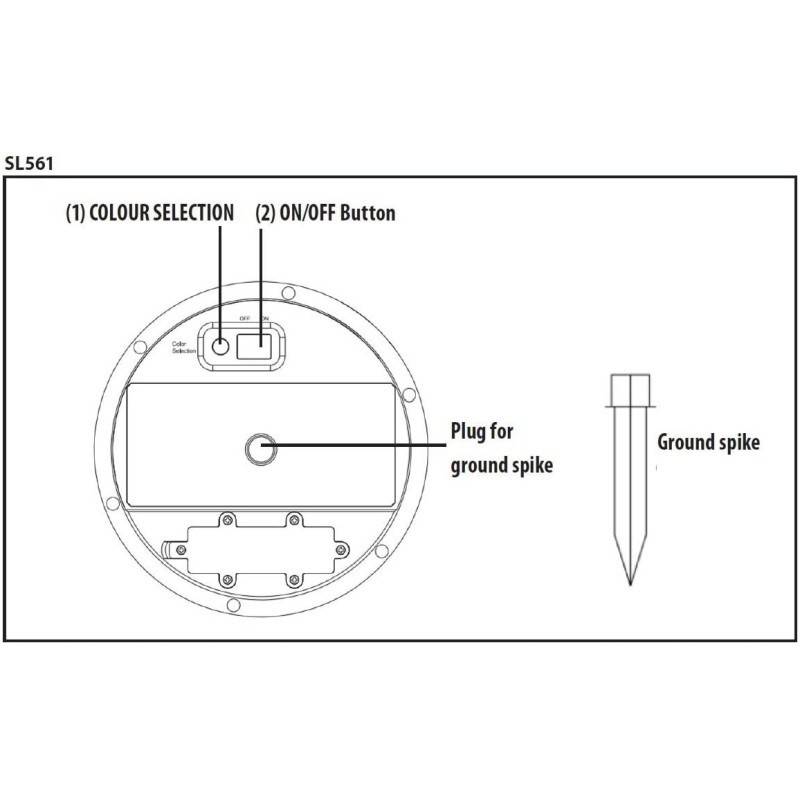 Lampa solara LED in forma de piatra