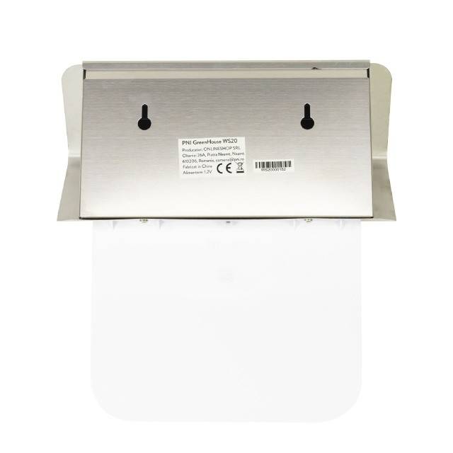 Lampa solara LED PNI GreenHouse WS20 pentru iluminare numar proprietate, montaj pe perete