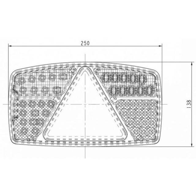 Lampa spate dreapta 53 leduri