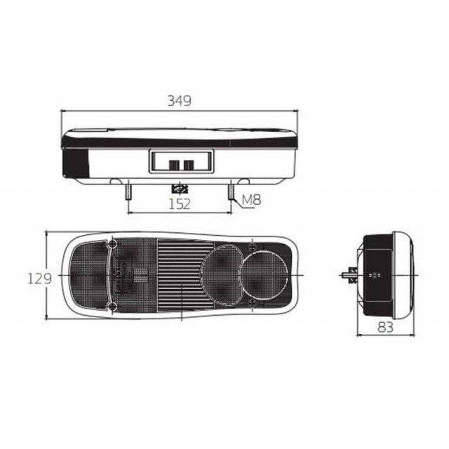 LAMPA STANGA CAMION