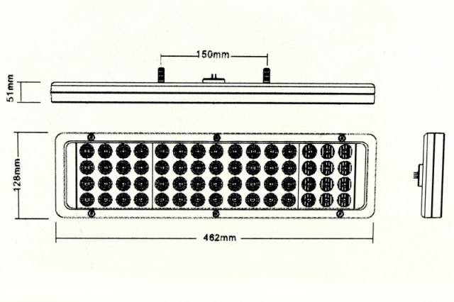 Lampa stop multifunctionala LED SMD