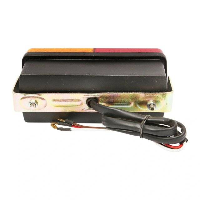 Lampa stop spate cu catadioptru rosu-galben 12 V