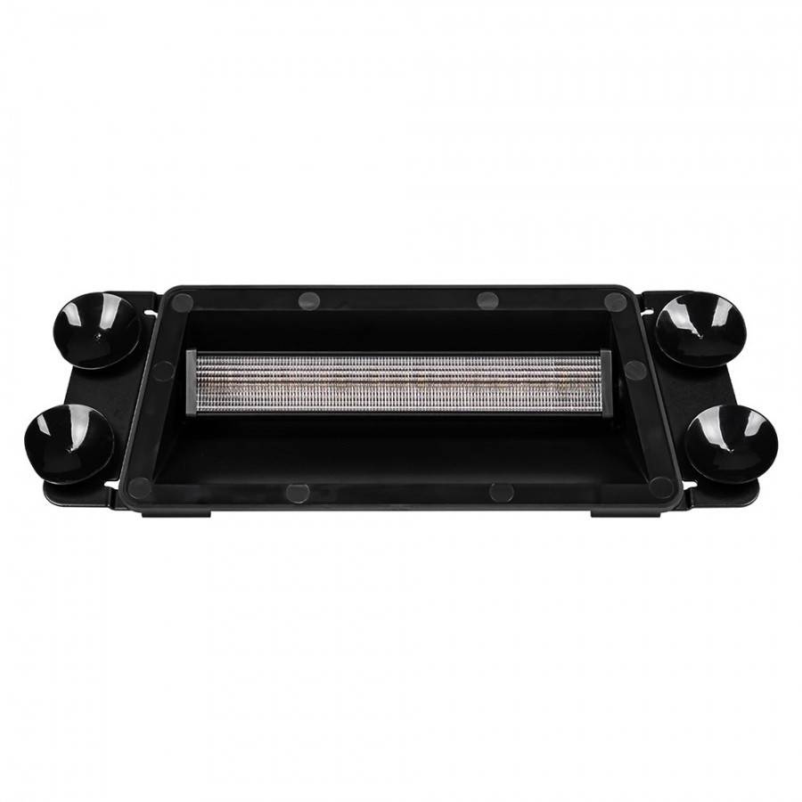 Lampa stroboscopica cu ventuza, pentru parbriz, 24 LED, galbena