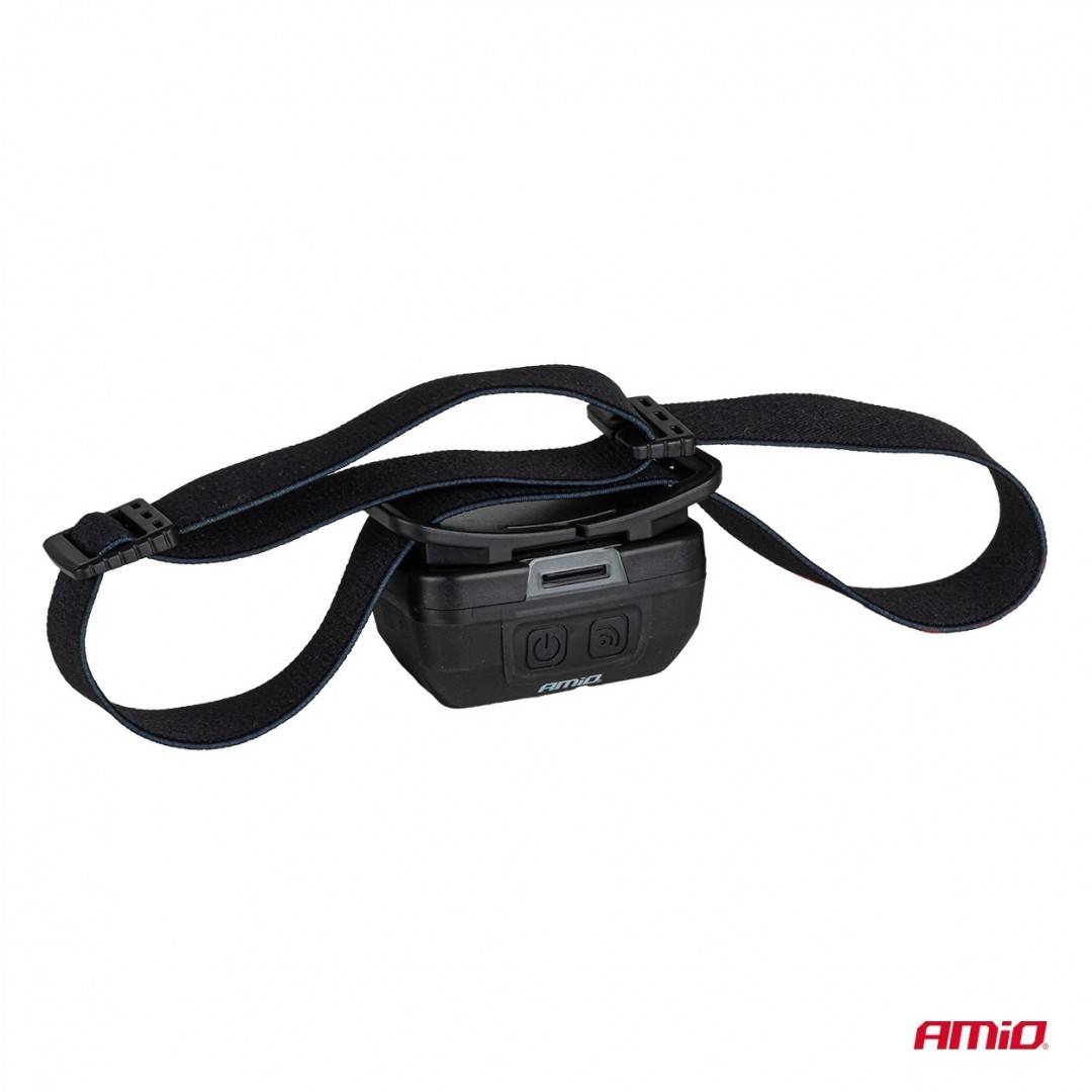 Lanterna cap reincarcabila 1800mAh Amio
