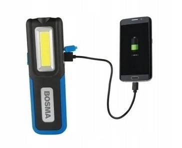 Lanterna de lucru COB LED 5W +3W
