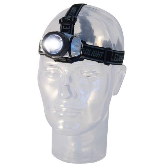 Lanterna frontala LED 1W cu functie de semnalizare (flash)